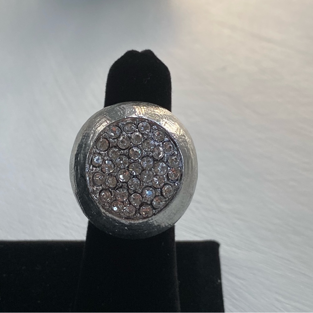 Rhinestone Dome Ring